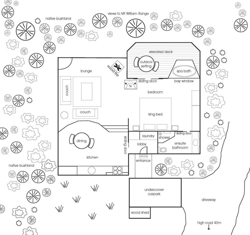 Heavenly Retreat Villa Halls Gap Exterior photo